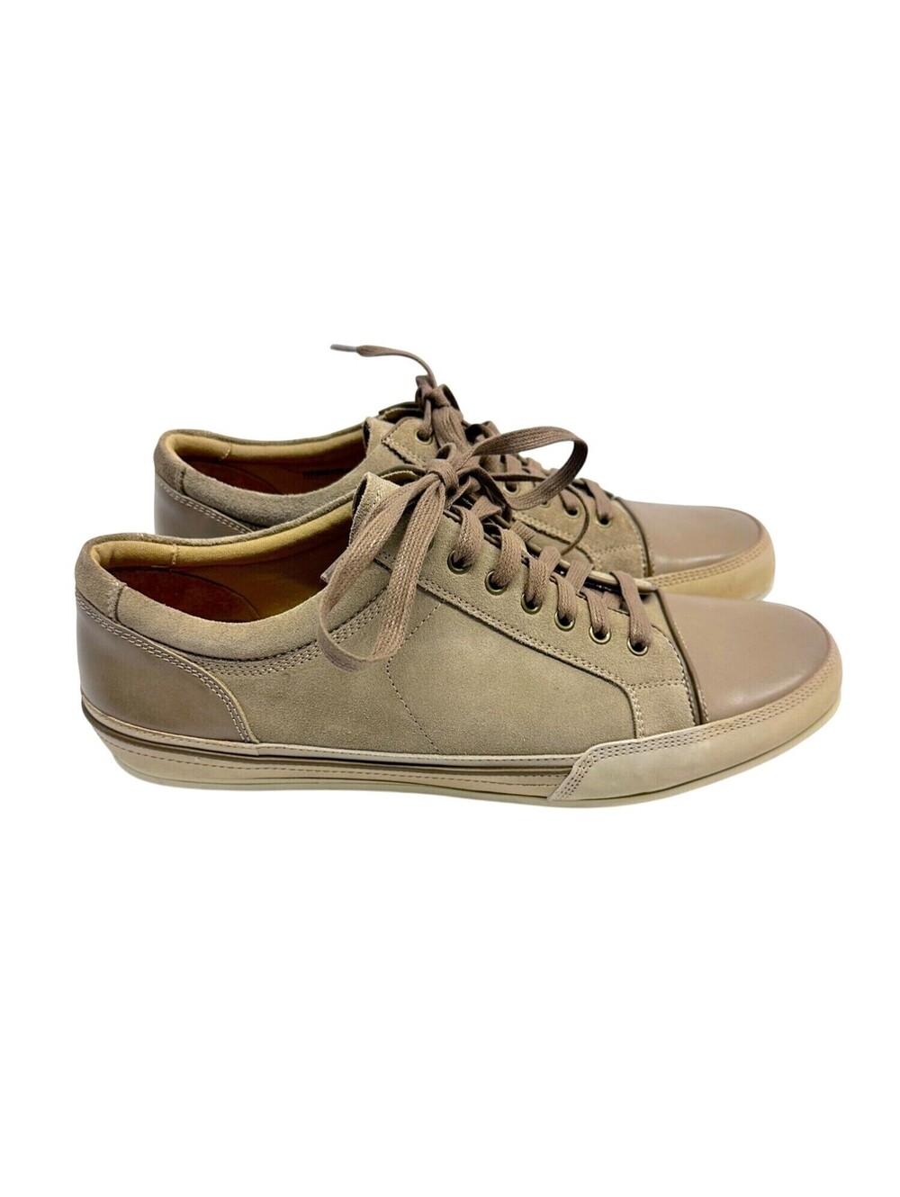 NEW John Varvatos Reed Suede Leather Low Top Sneakers 11 M